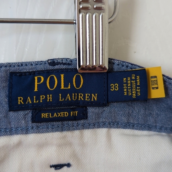 Polo Ralph Lauren Classic Relaxed Fit Flat Front Chino Shorts Newport Navy 33 - Picture 4 of 14
